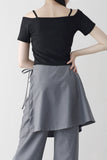 Roselle U-neck Crop T-Shirt