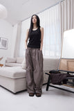 Nylon Two-Tuck Pants
