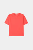 Regular fit cropped short-sleeve T-shirt