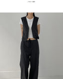 Luev Strap Nylon Wide Pants