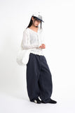 Max Wide Curved Twill Pants