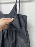 [non-fade] Frill Selvedge Bustier Sleeveless