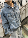 Ain Trucker Denim Hood Jacket