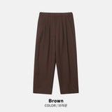 Moz two-tuck wide slacks