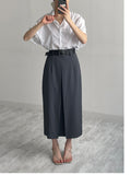 [Summer ver.] Pencil pleated long skirt