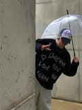Dream waffle loose-fit knit