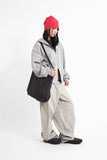 Brit light curved wide pants