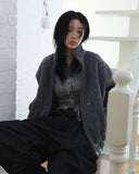 Fleece lining pins jumper