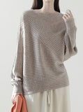 [Premium] Superfine Wool Diagonal Knit