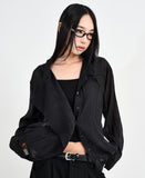 Summer Wrap Sheer Blouson