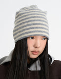 Veillon stripe bandana beanie