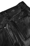 LEATHER BIKER SKIRT