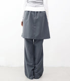 Merci Pleated Skirt Layered Pants
