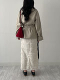 Suede Shoulder Bucket Bag