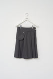 (W) Deric Pocket Pleats Skirt