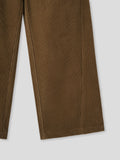Tan Corduroy Wide Pants