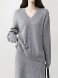 [Premium] Whole Garment Its V-neck Knit