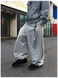 Node Keyring Pintuck Wide Sweatpants
