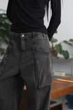 Painting Washed Cargo Denim