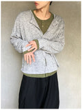 Rian Crop Round Knit Cardigan
