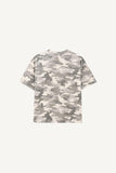 Camo print oversized t-shirt