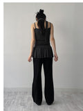 Daily Ribbed Bootcut Pants
