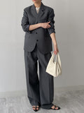 Ber Linen Loose Fit Single Jacket