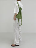 Zed two-way banding nylon slacks