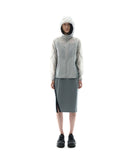 Button Slit Track Skirt