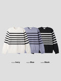 Reon Striped Round Knit