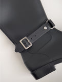 Merry Two-Buckle Long Rain Boots