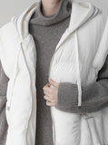 Knit Hood Padded Vest