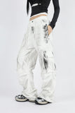 White washed cargo pants