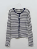 Jerry Stripe Cardigan T-Shirt