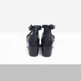 City Buckle Strap Mid Heel