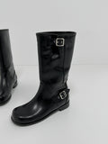 Buckle Roundto Midi Boots