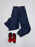 437 High Waist Wide Denim Pants