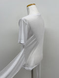 Mono Wrap See-through Short Sleeve T-shirt