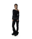 Star Trim Bootcut Trousers