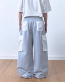 Patch Nylon Curved Pants