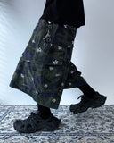 Flower Camo Cargo Bermuda Pants
