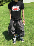 Mad Pintuck Bermuda Cargo Pants