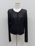 Austin See-Through Knit Cardigan