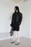Leather padded jumper