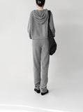 Lia Cash Hood Zip Up & Banding Jogger Setup