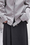 cut-out belt set skirt