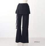 Seine Layered Bootcut Pants