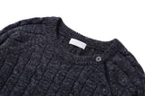 Royal Cable Button Knit