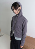 CURVE 2WAY HOOD ZIP UP