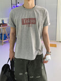 Tokyo logo crop short sleeve T-Shirt